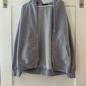 Brandy Melville oversized zip up
